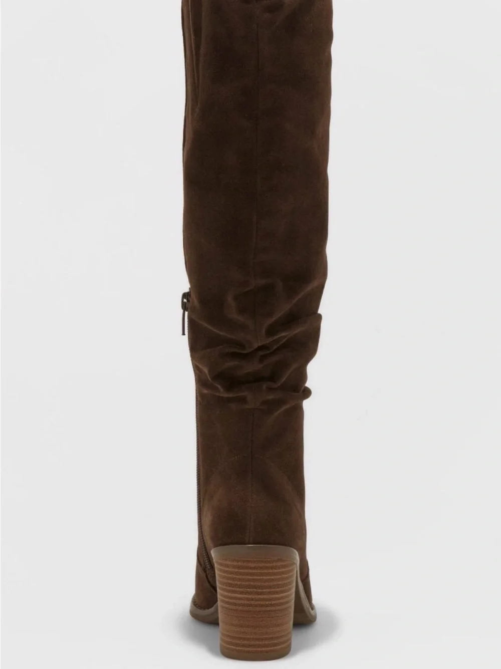 Universal Thread Dark Brown Suede Over-The-Knee Slouch Boot